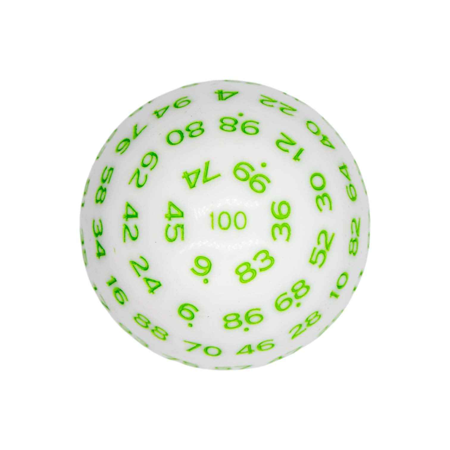 Würfel D100 White / Green