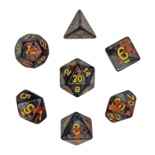 Würfelset Mehrfarbig: Sparkling Dark Blood (7)