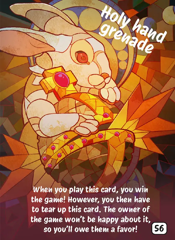 Card 56 of the Card Game I AM DONE