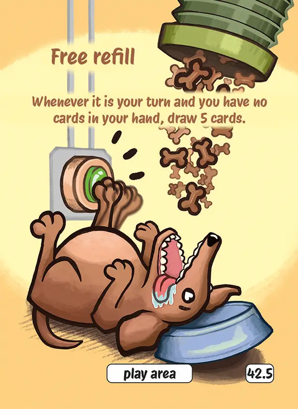 Card 42,5 of the Card Game DONE I AM