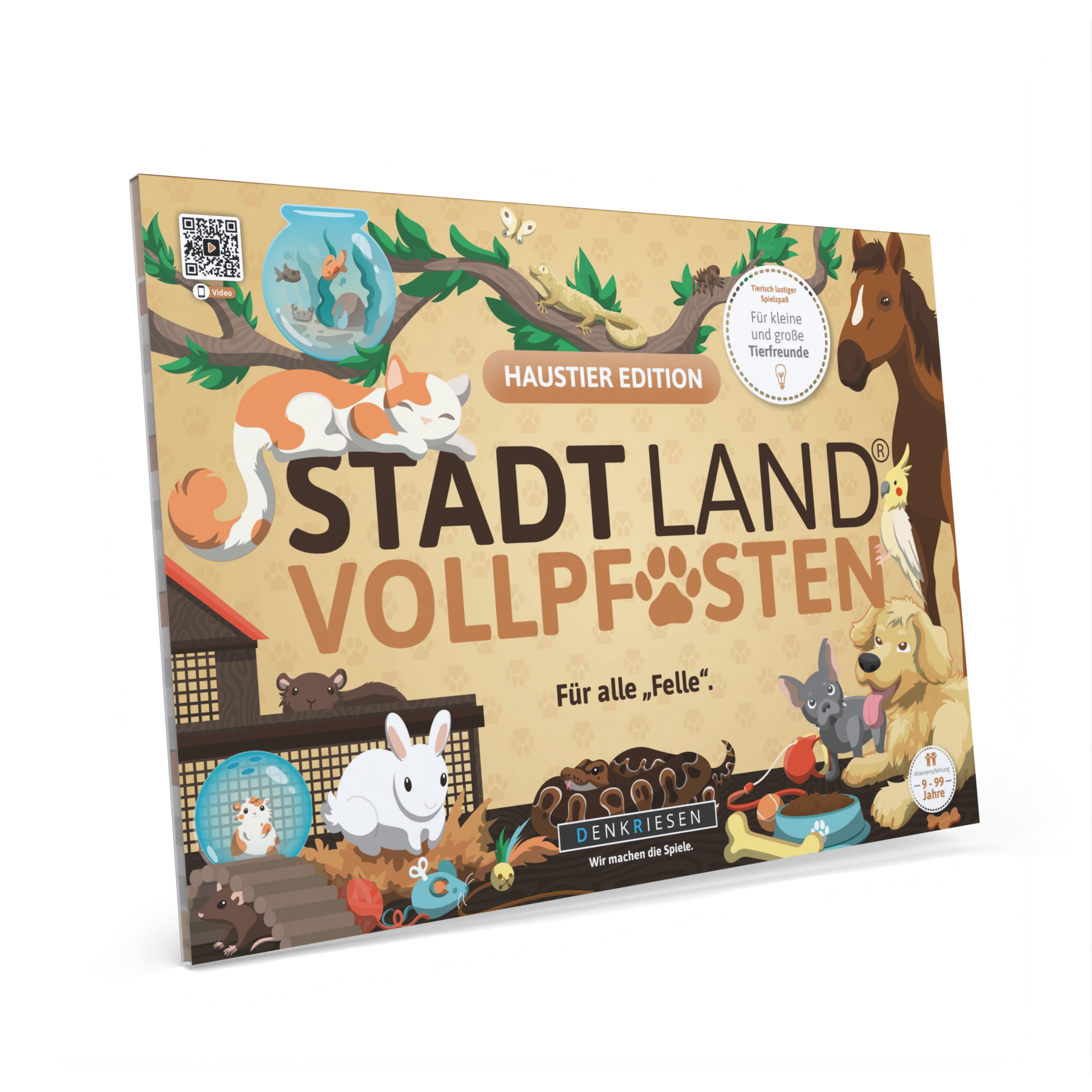 STADT LAND VOLLPFOSTEN – HAUSTIER EDITION - "Für alle Felle"(DinA4-Format)