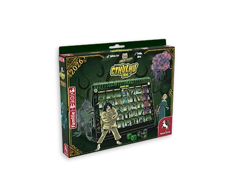 Produktgrafik des Brettspielkalenders 365 Abenteuer - Cthulhu 2026