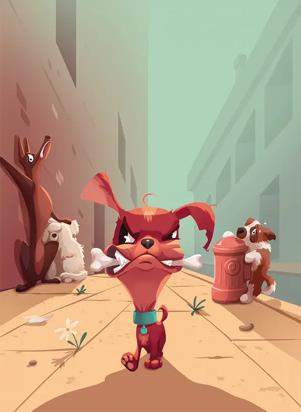 Illustrationen der Karte 25,5 des Kartenspiels FERTIG ICH HABE