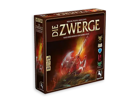 bis 2012 Produktgrafik des Brettspiels Die Zwerge