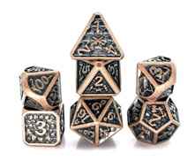 Würfelset Metall: Scale Copper (7)