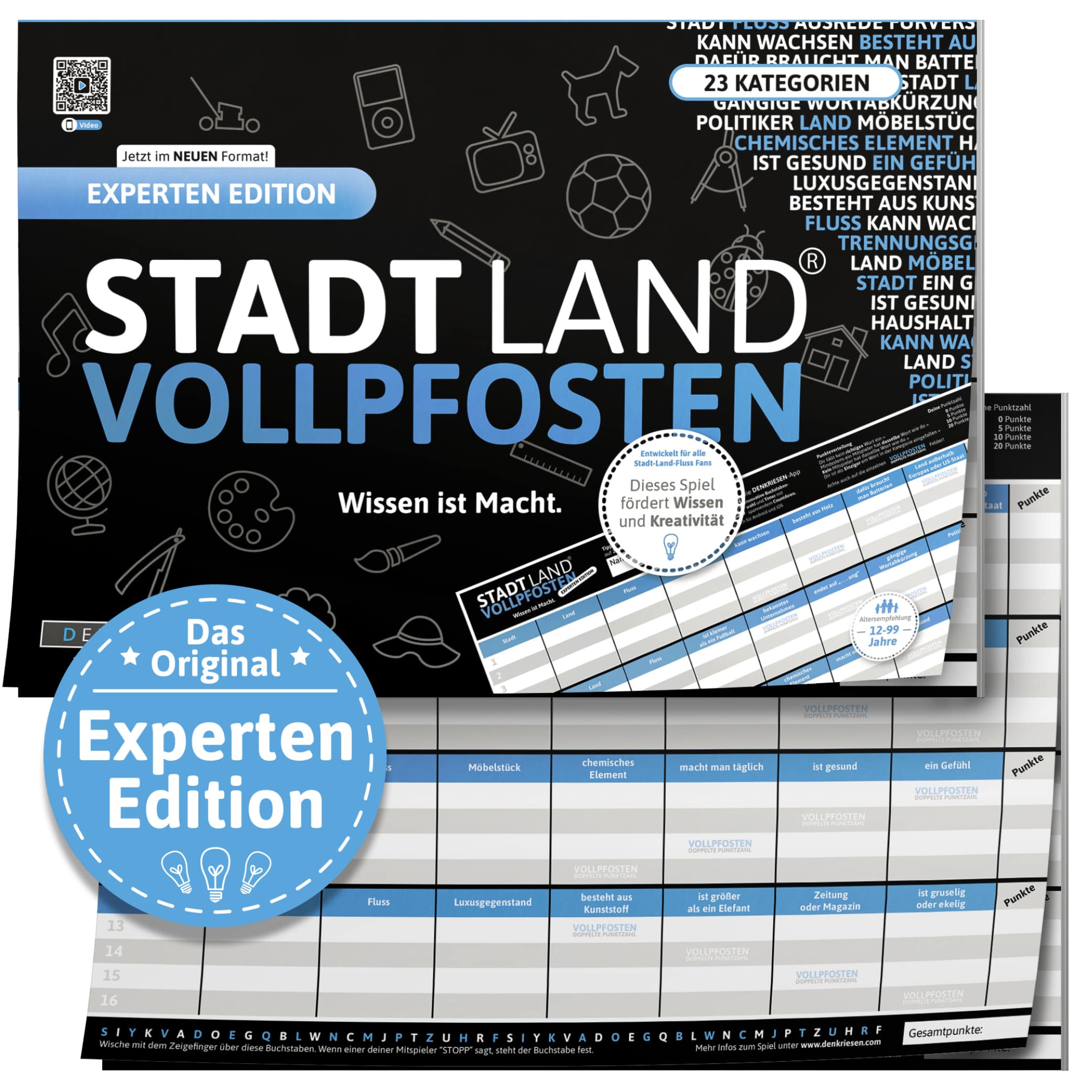 STADT LAND VOLLPFOSTEN – EXPERTEN EDITION - Wissen ist Macht. (DinA4-Format)
