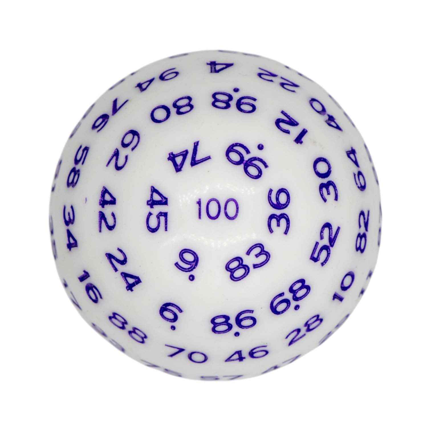 Würfel D100 White / Purple
