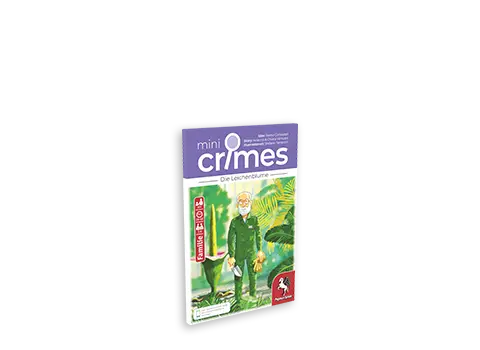 Produktgrafik des Krimispiels MiniCrimes - Die Leichenblume