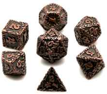 Würfelset Metall: Druid Copper (7)