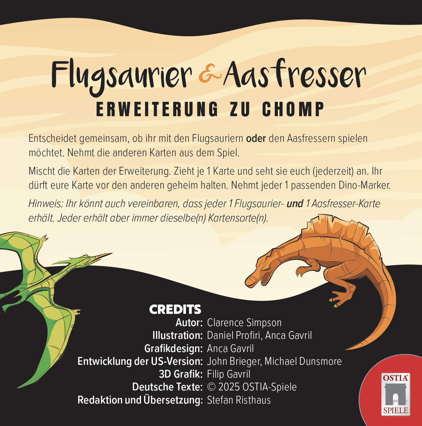 Chomp – Flugsaurier und Aasfresser