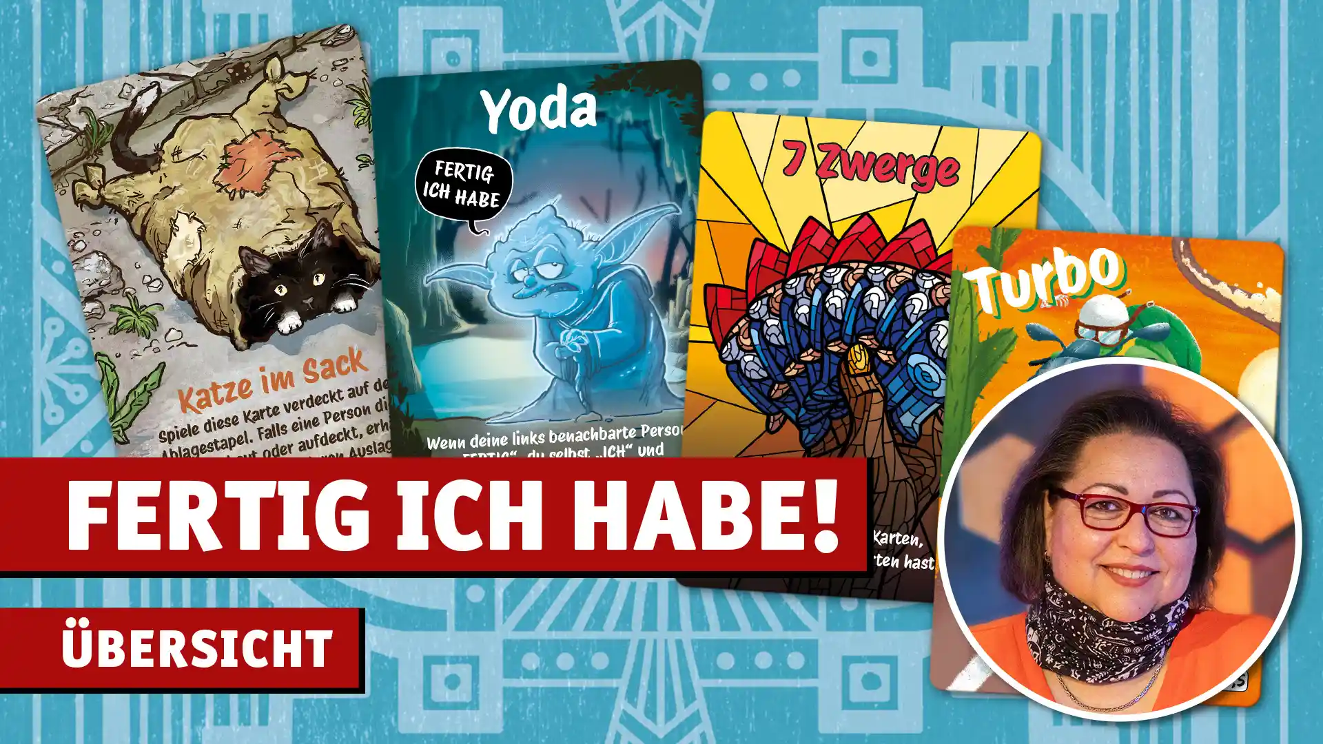 Thumbnail für Übersichtsvideo zum Kartenspiel FERTIG ICH HABE