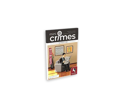 MiniCrimes – Schachmatt Produktgrafik des Krimispiels MiniCrimes – Schachmatt