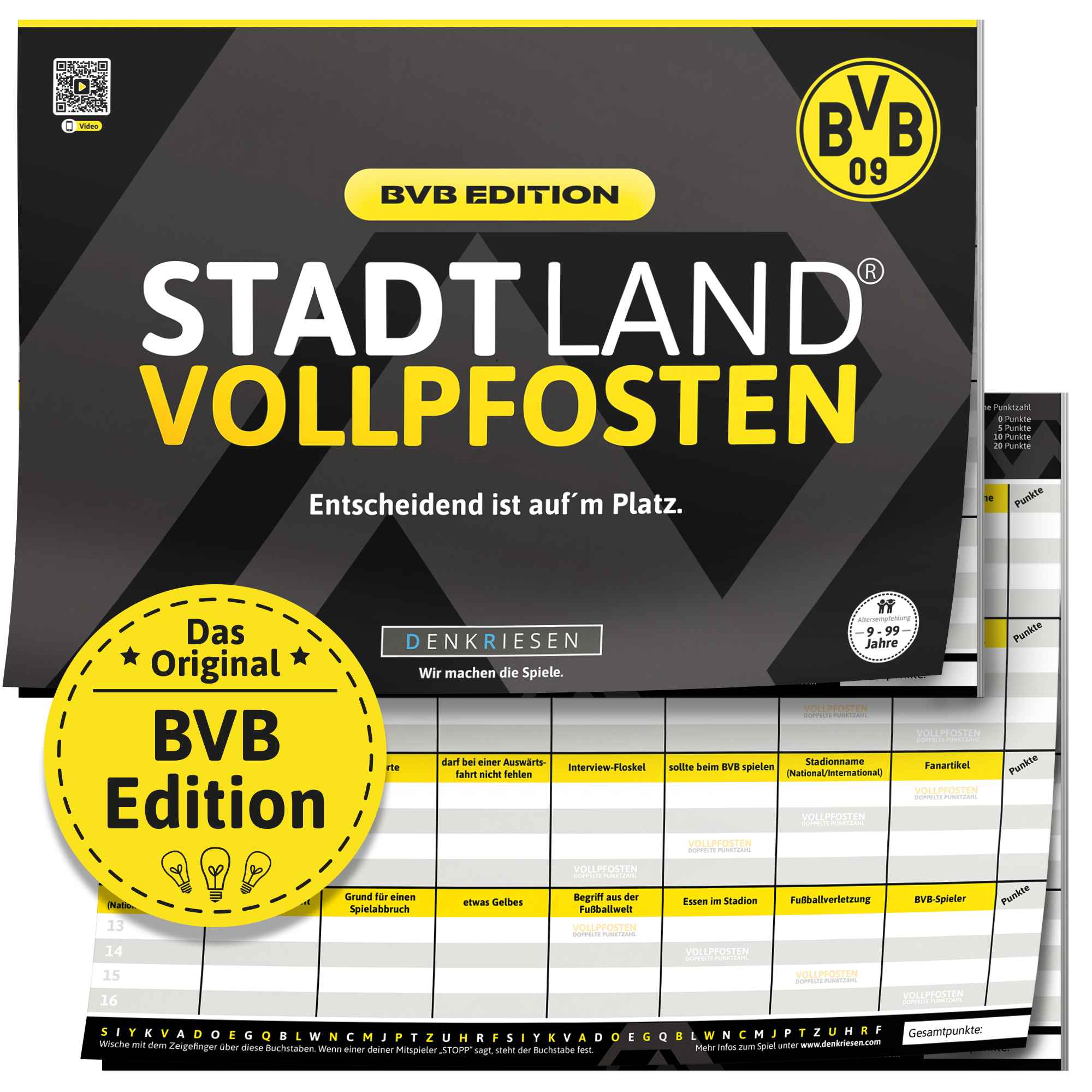 STADT LAND VOLLPFOSTEN – BVB EDITION - "Entscheidend ist auf'm Platz." - A4