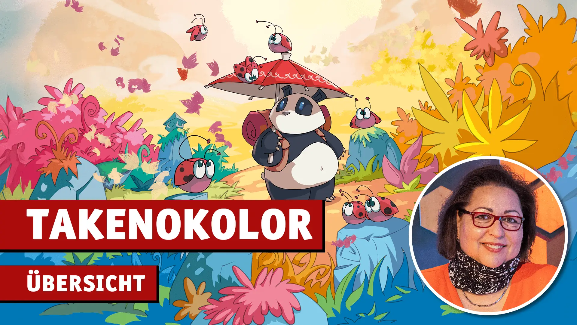 Thumbnail für Übersichtsvideo zum Brettspiel Takenokolor