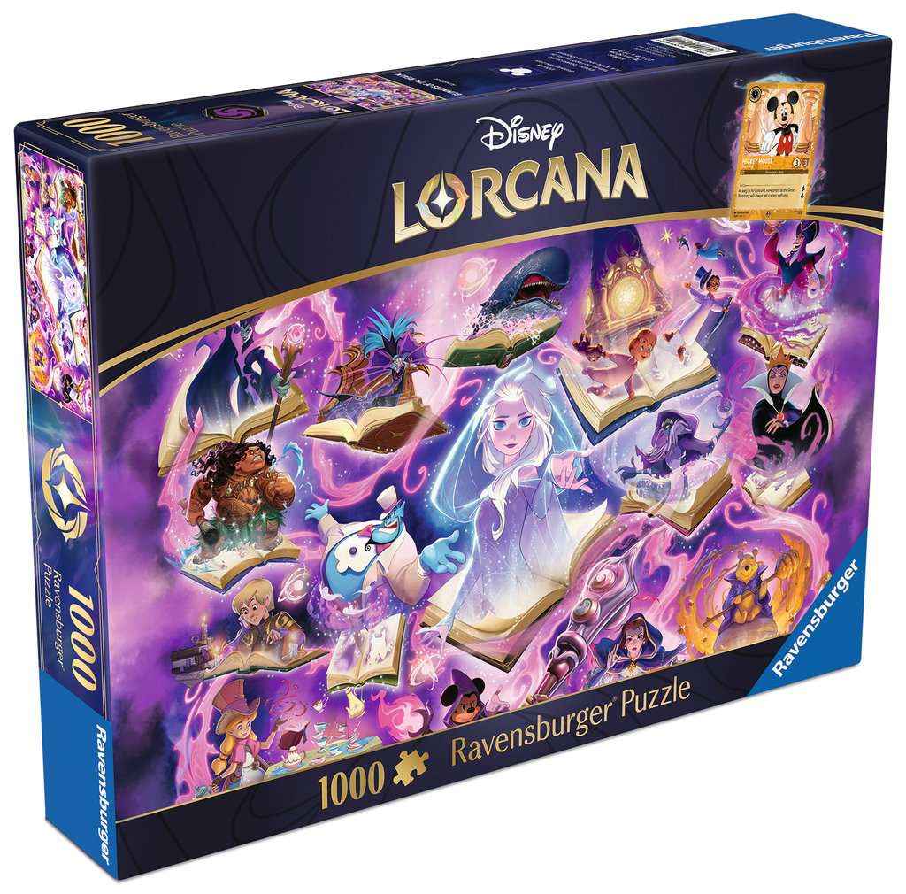 Puzzle: Disney Lorcana – Glimmers of the Realm: Amethyst (1000 Teile)