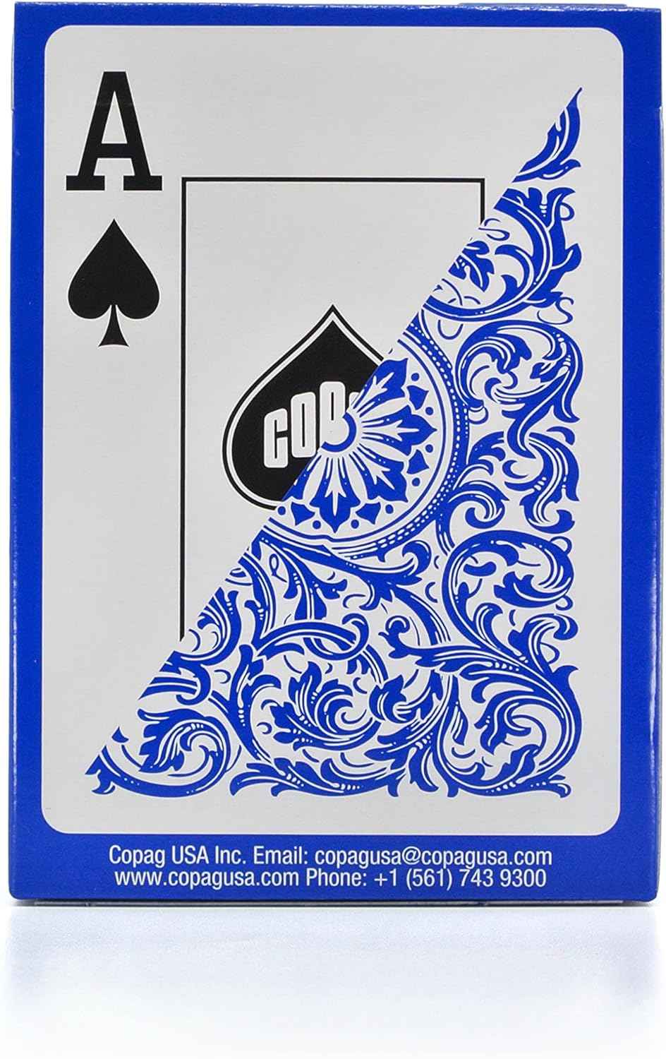 COPAG Elite - Jumbo Face - 2 index - Blue Single-Deck