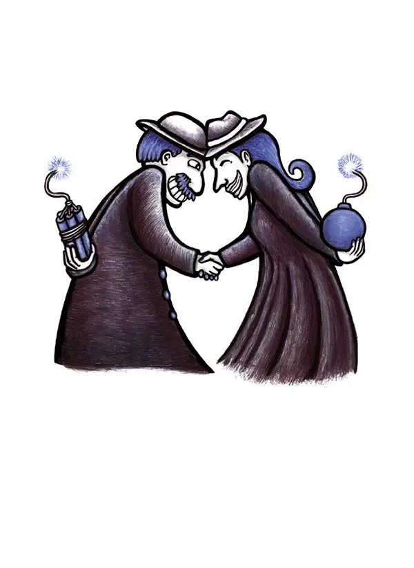 Illustrationen der Karte 31 des Kartenspiels ICH HABE FERTIG