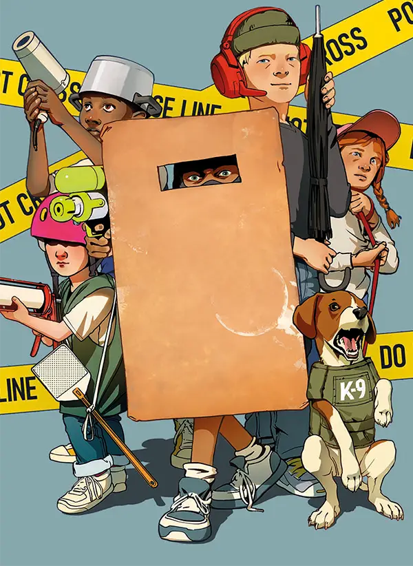 Illustrationen der Karte 47,5 des Kartenspiels FERTIG ICH HABE