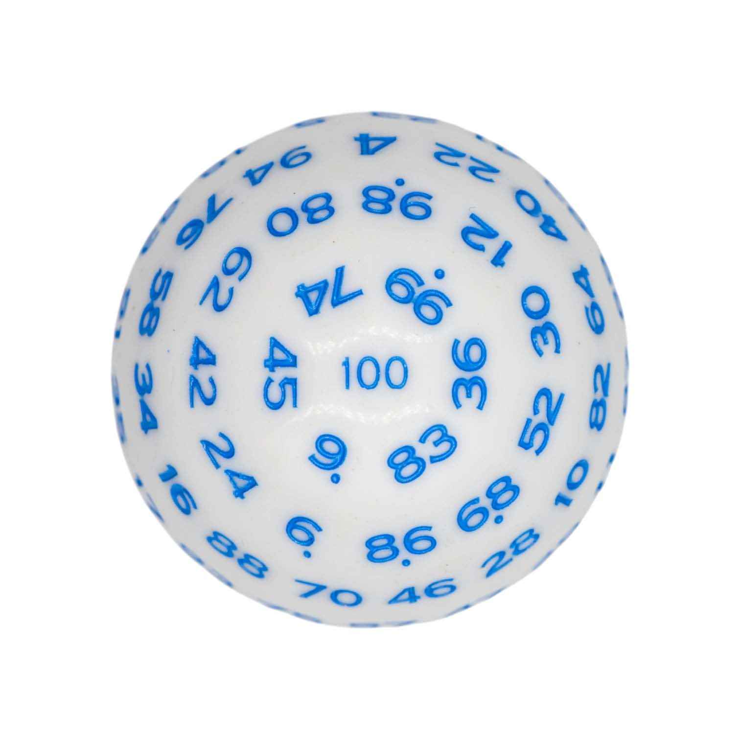 Würfel D100 White / Blue