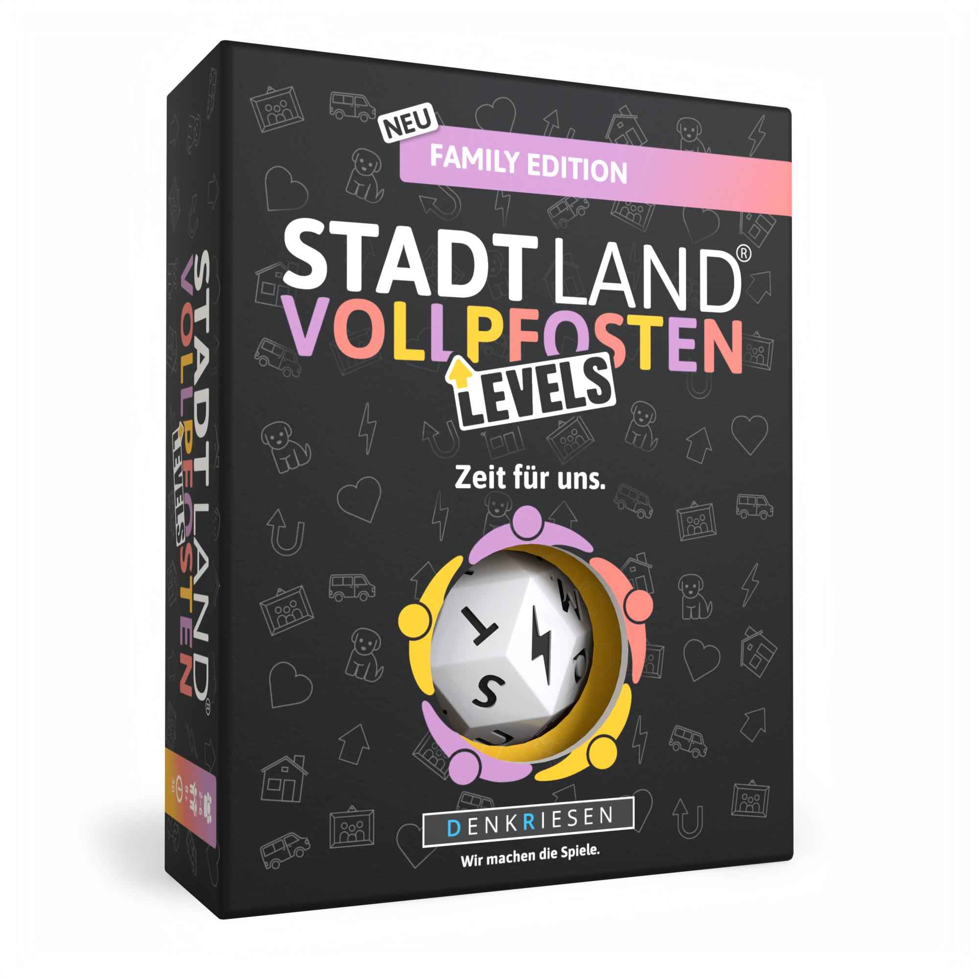 STADT LAND VOLLPFOSTEN – Levels - FAMILY EDITION – "Zeit für uns."