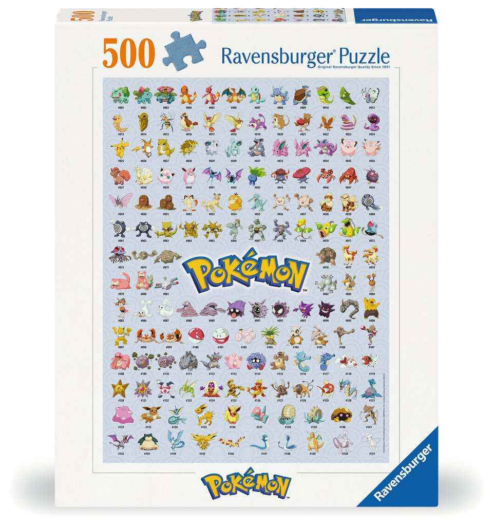 Puzzle: Pokemon (500 Teile)
