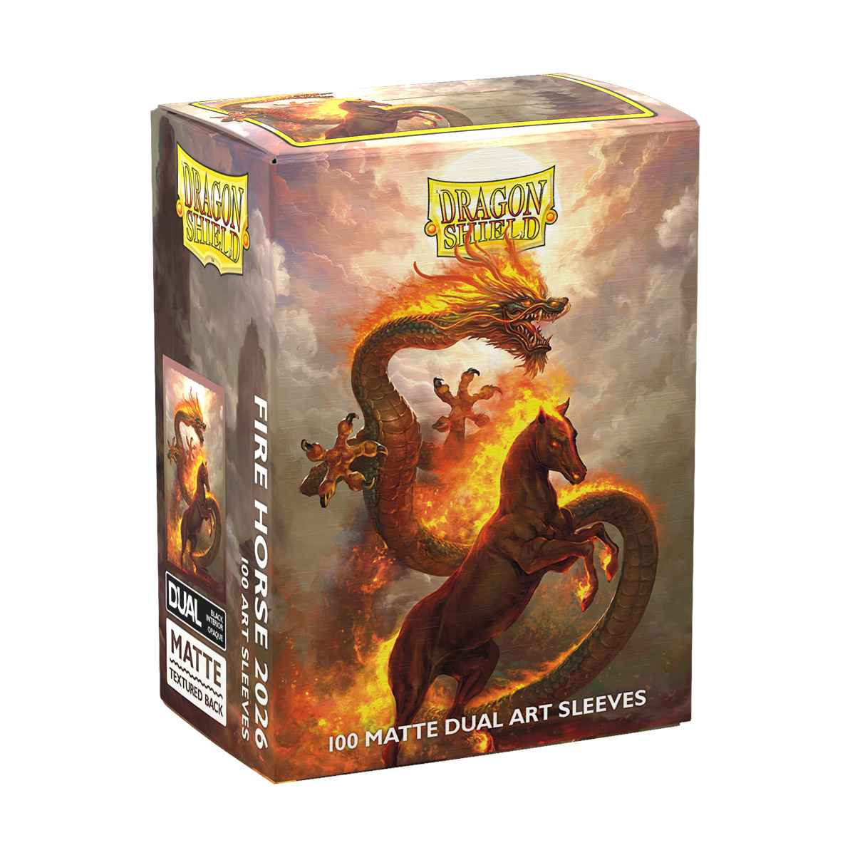 Dragon Shield: Matte Dual Art – Fire Horse 2026