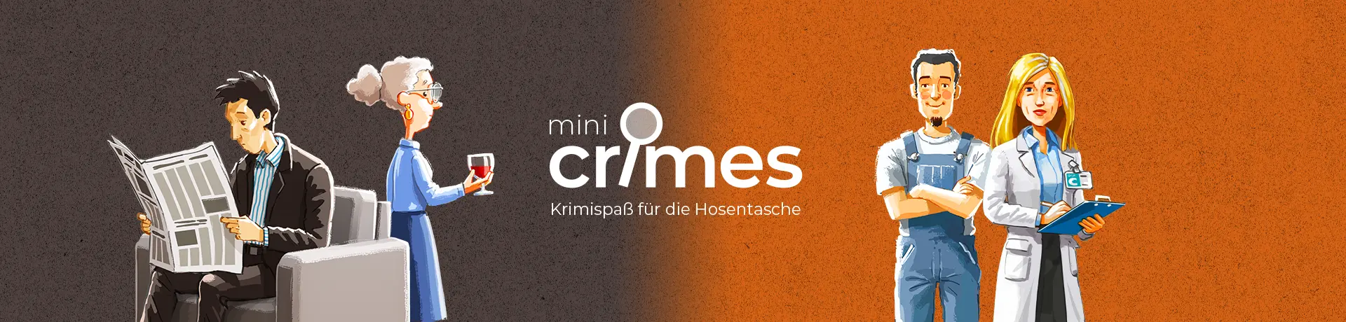 Grafik zur MiniCrimes-Krimispielreihe