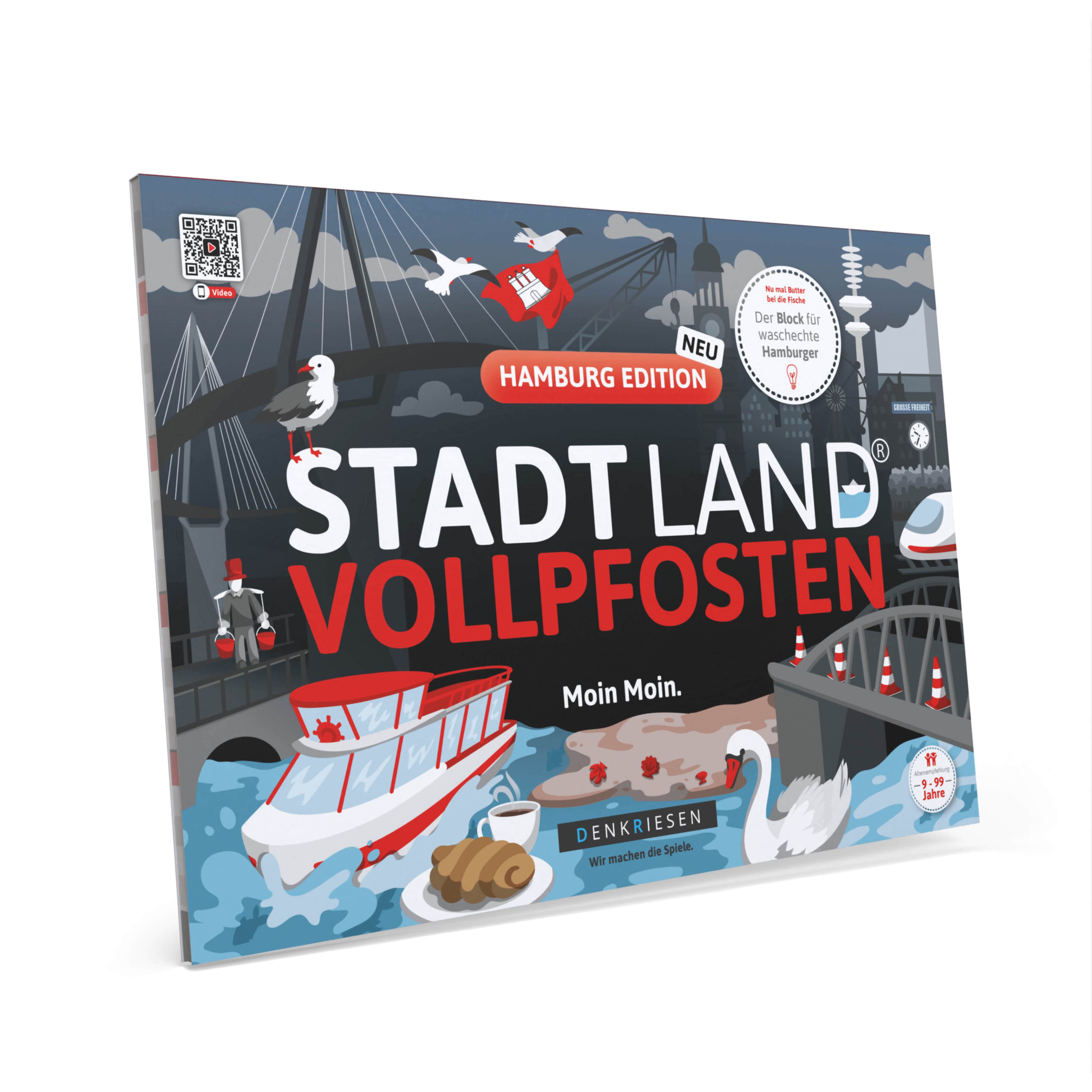 STADT LAND VOLLPFOSTEN – HAMBURG EDITION - "Moin Moin."DinA4-Format)