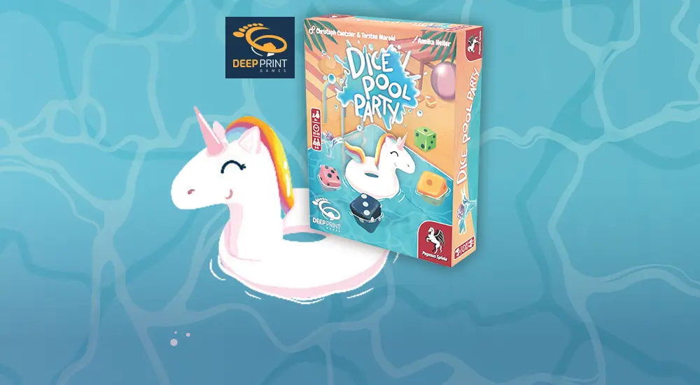 Read more Illustrations and Packshot of the Card game Dice pool Party