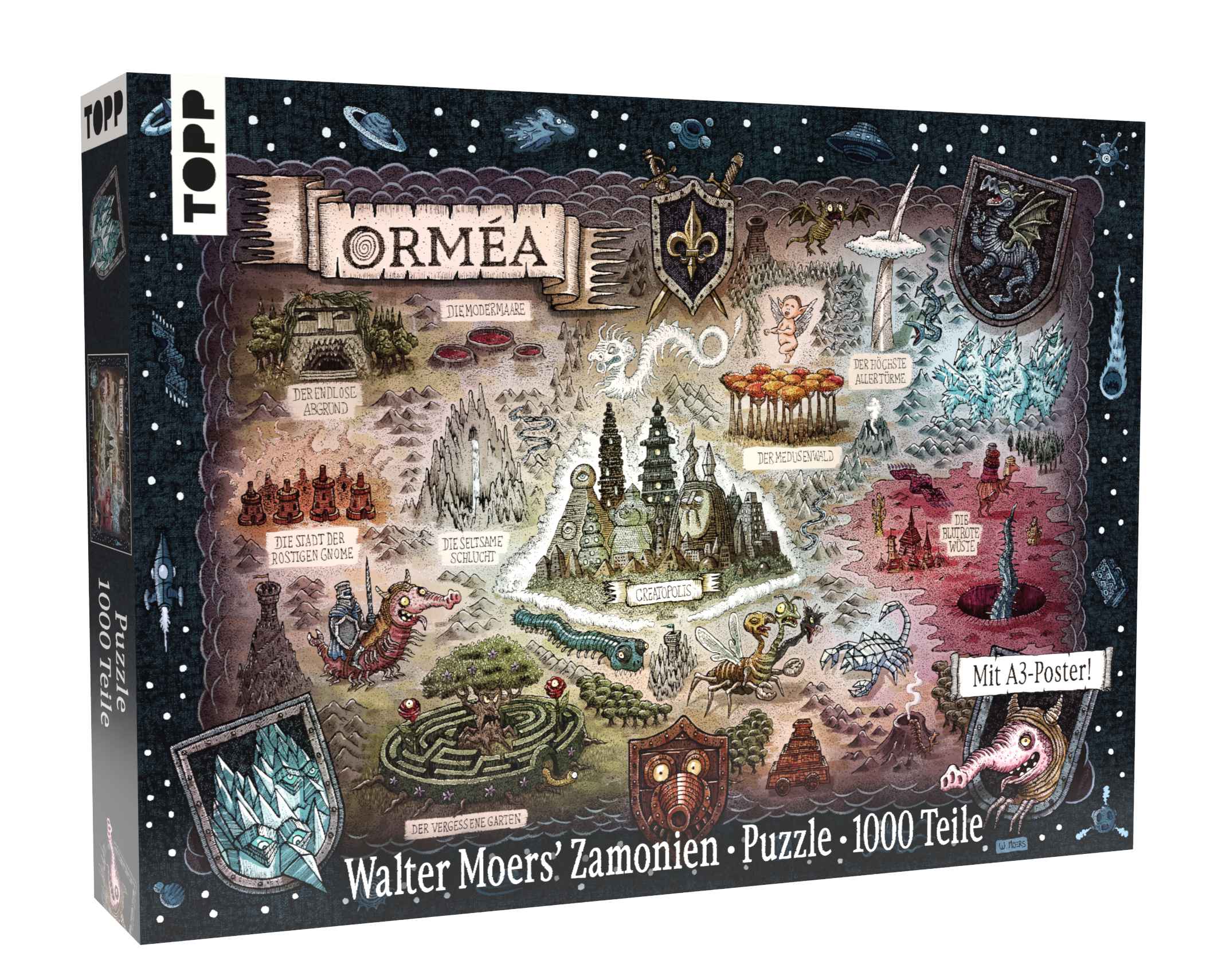 Puzzle: Orméa - das offizielle Puzzle aus der Zamonien Welt (1000 Teile)