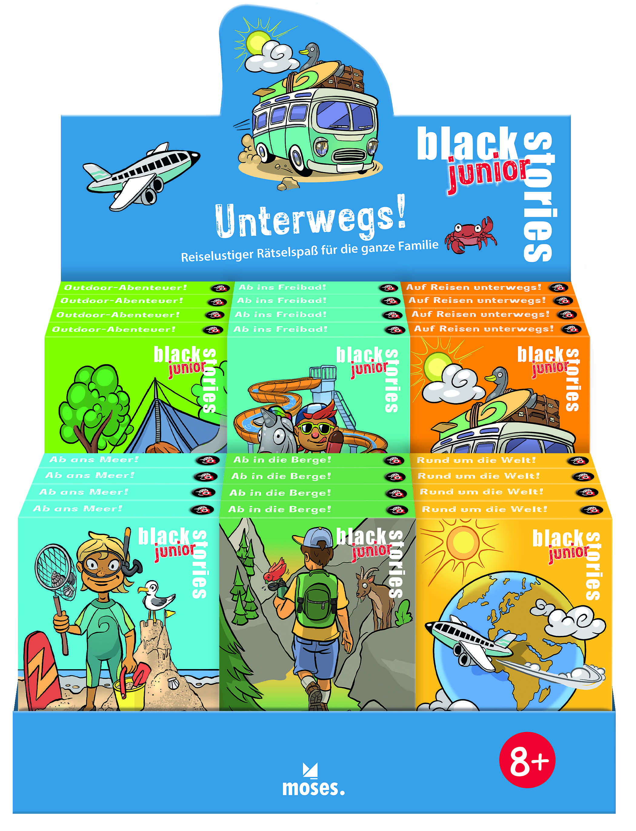black stories Junior – Unterwegs Display