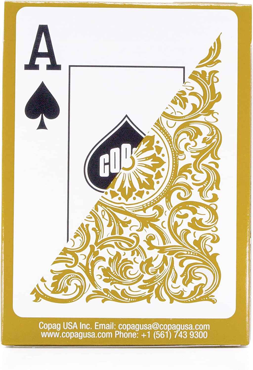 COPAG Elite - Jumbo Face - 2 index - Gold Single-Deck
