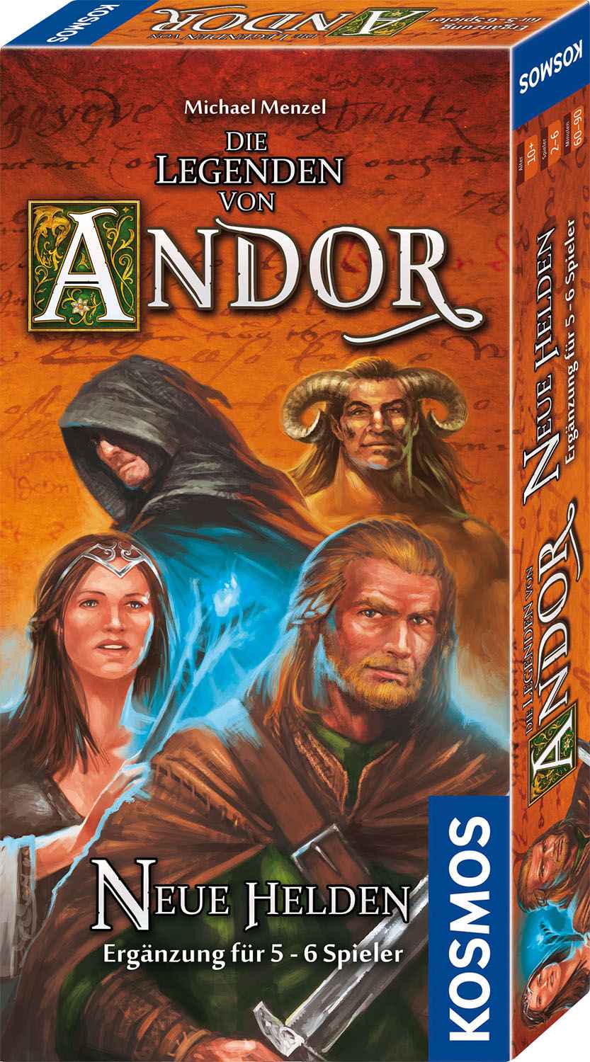 Die Legenden von Andor: Neue Helden [Erweiterung für 5-6 Spieler]