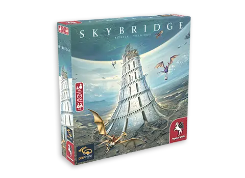 Product graphics for the board game Skybridge