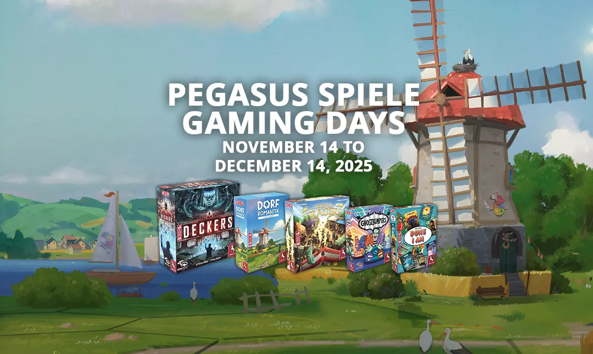 Pegasus Spiele Gaming Days November 14 to December 14