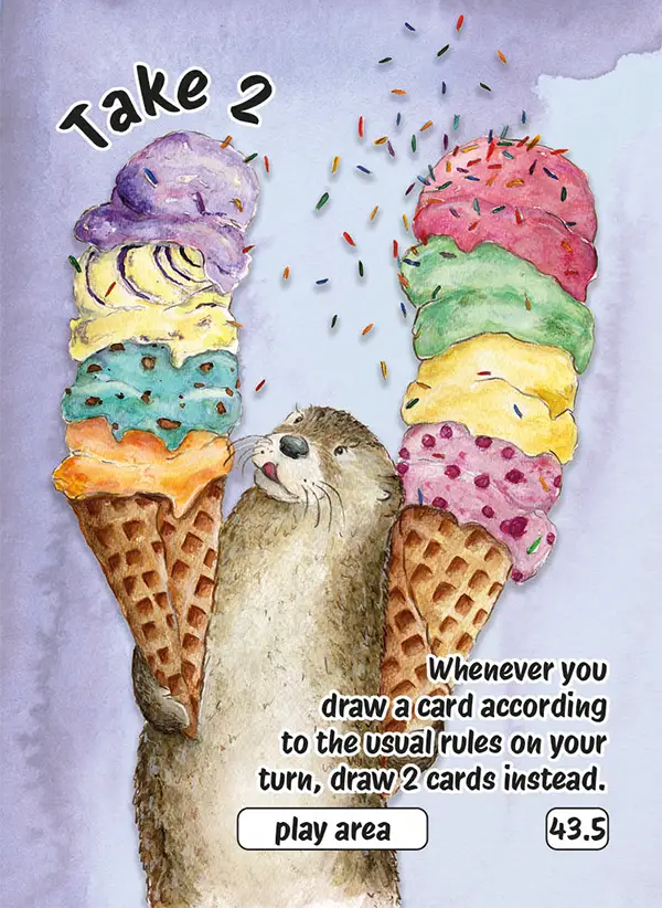 Card 43,5 of the Card Game DONE I AM