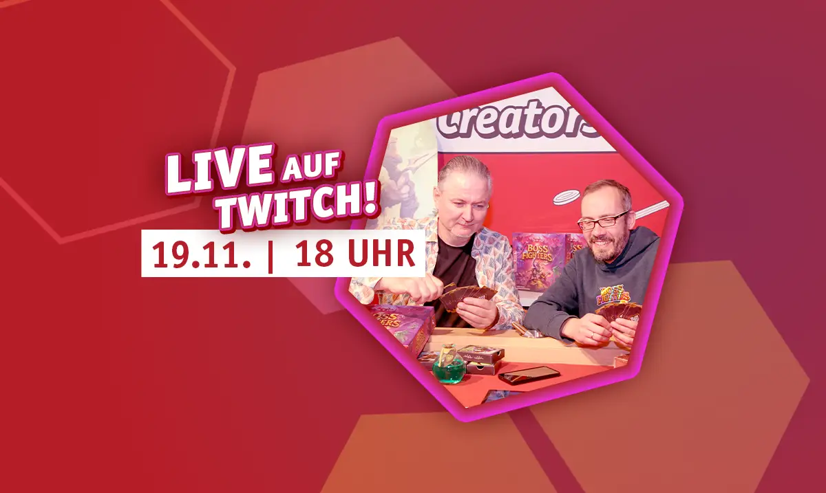 Live auf Twitch am 19.11. ab 18 Uhr