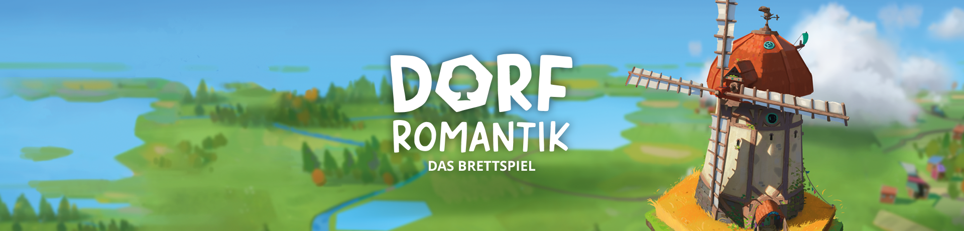Grafik des Brettspiels Dorfromantik - Das Brettspiel