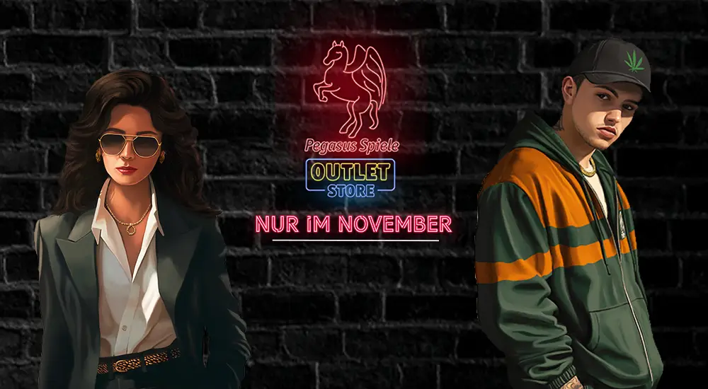 Nur im November im Pegasus Spiele Outlet-Store