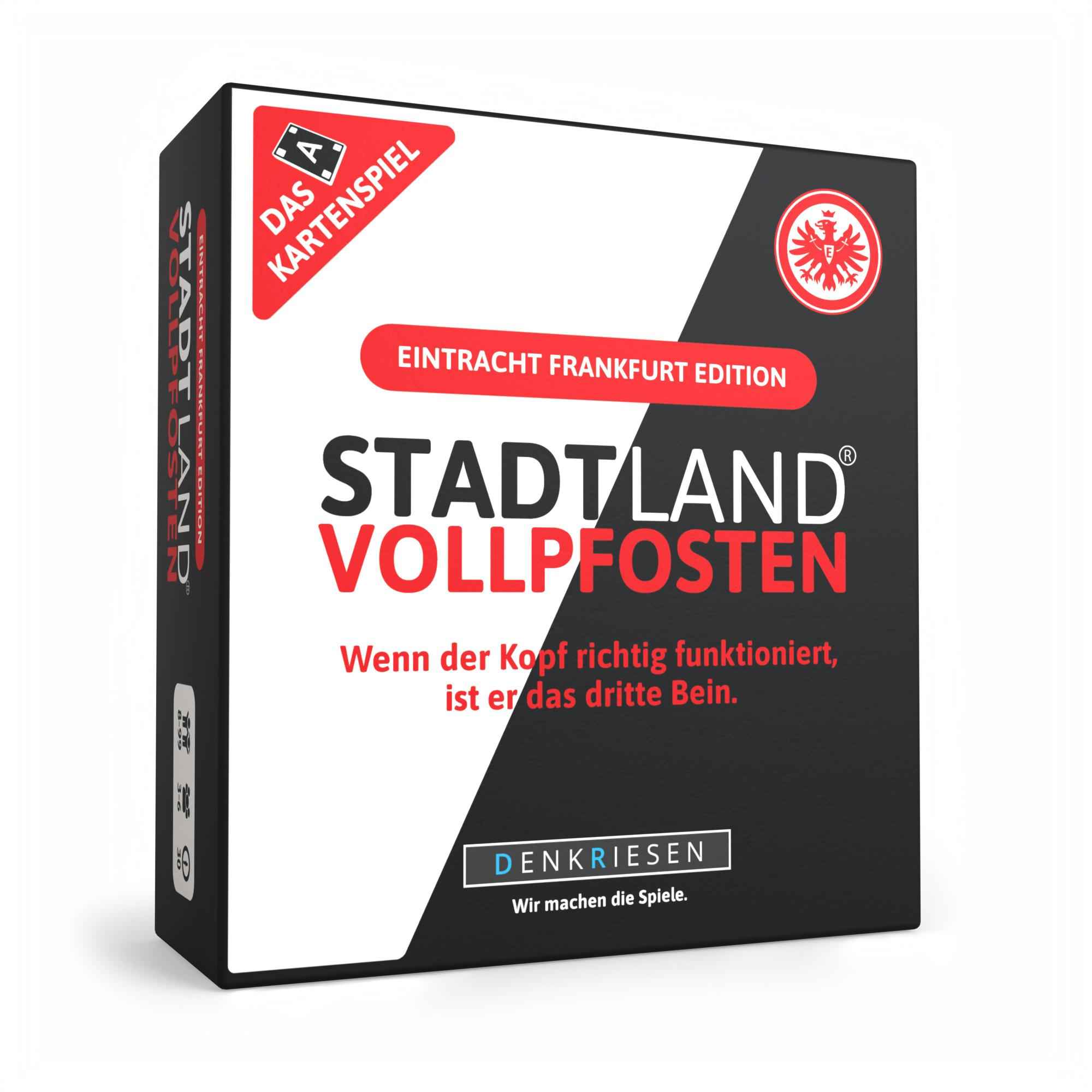 STADT LAND VOLLPFOSTEN – Das Kartenspiel - Eintracht Frankfurt EDITION - "Wenn der Kopf richtig funktioniert, ist er das dritte Bein."