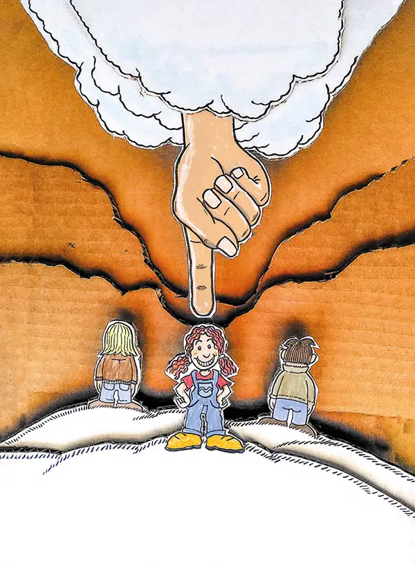 Illustrationen der Karte 29,5 des Kartenspiels FERTIG ICH HABE