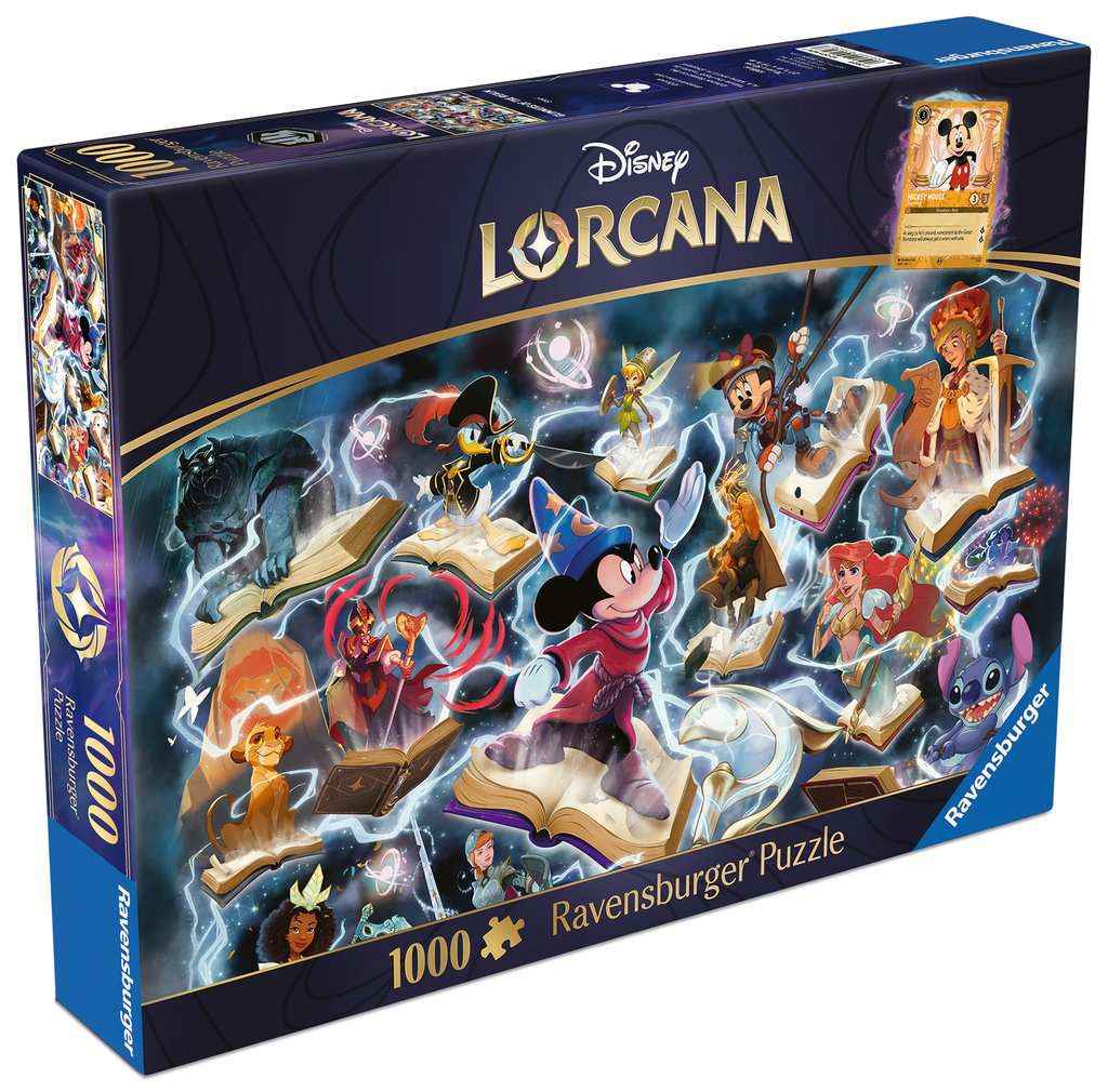 Puzzle: Disney Lorcana – Glimmers of the Realm: Steel (1000 Teile)