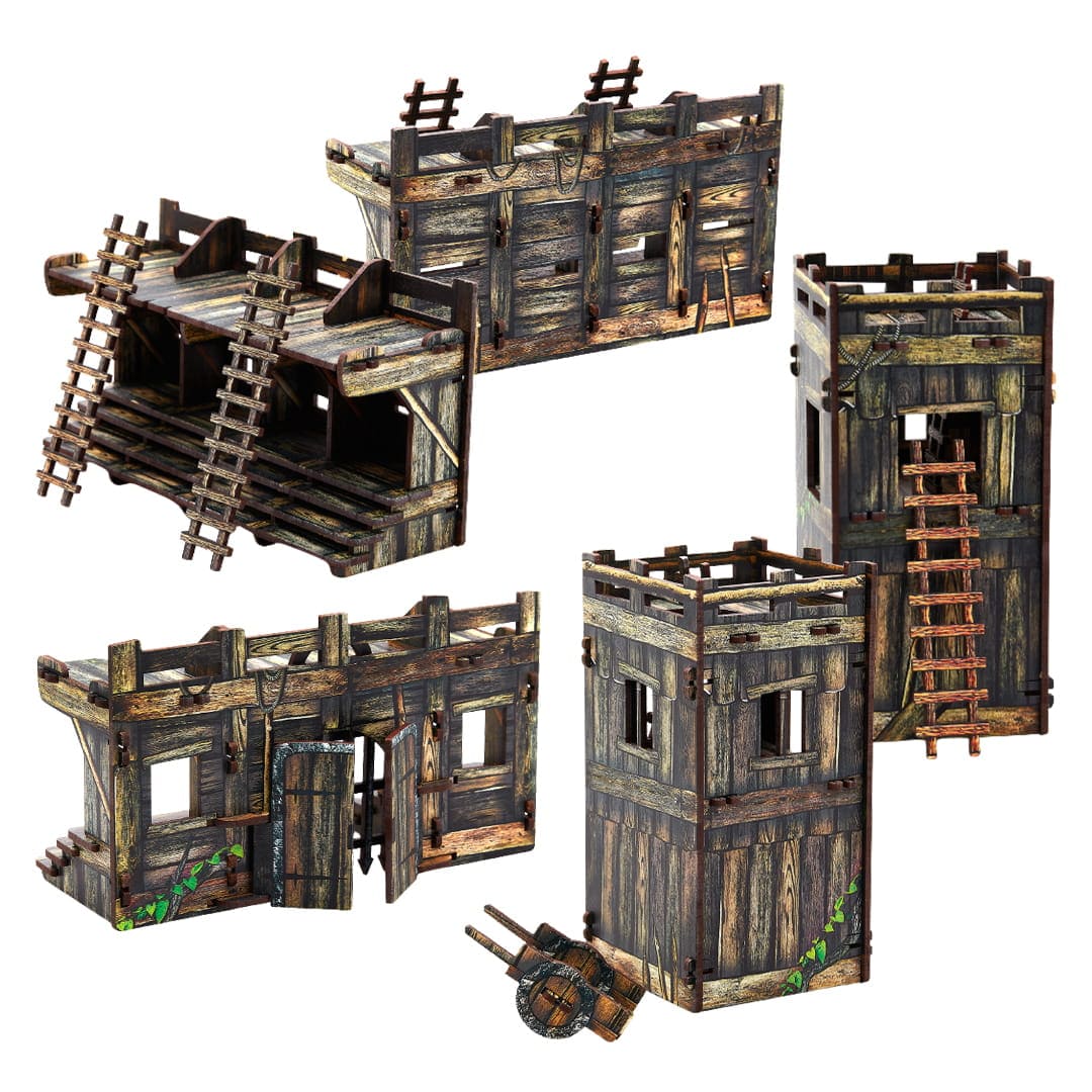 Constructions Set - Wooden Barrier