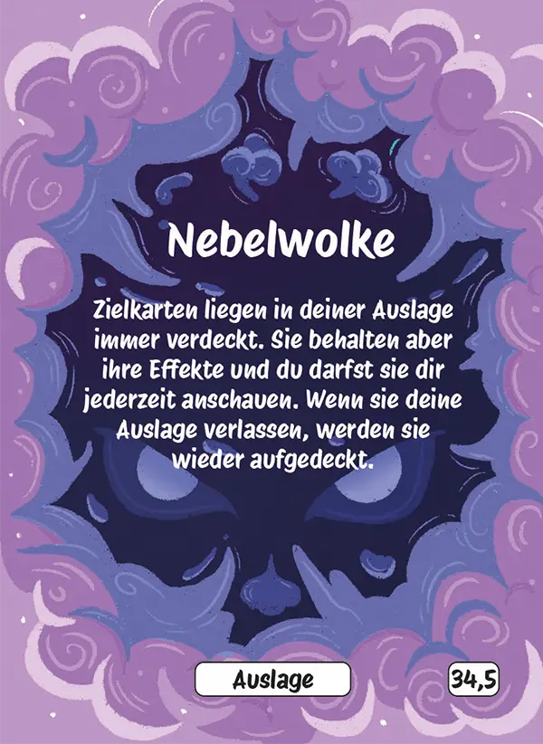 Karte 34,5 des Kartenspiels FERTIG ICH HABE