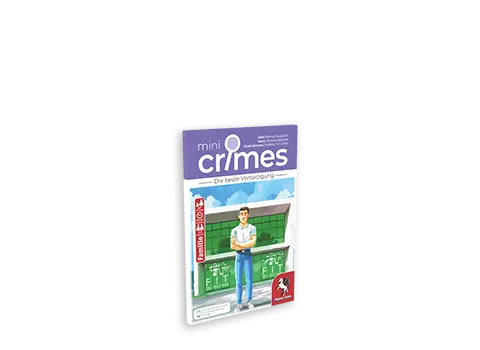 Produktgrafik des Krimispiels MiniCrimes - Die beste Verteidigung