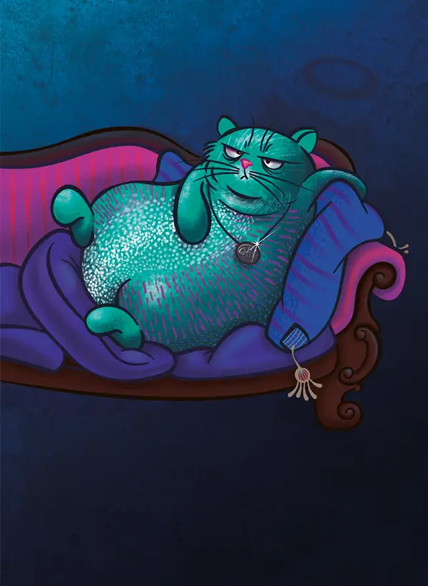 Illustrationen der Karte 99 des Kartenspiels FERTIG ICH HABE