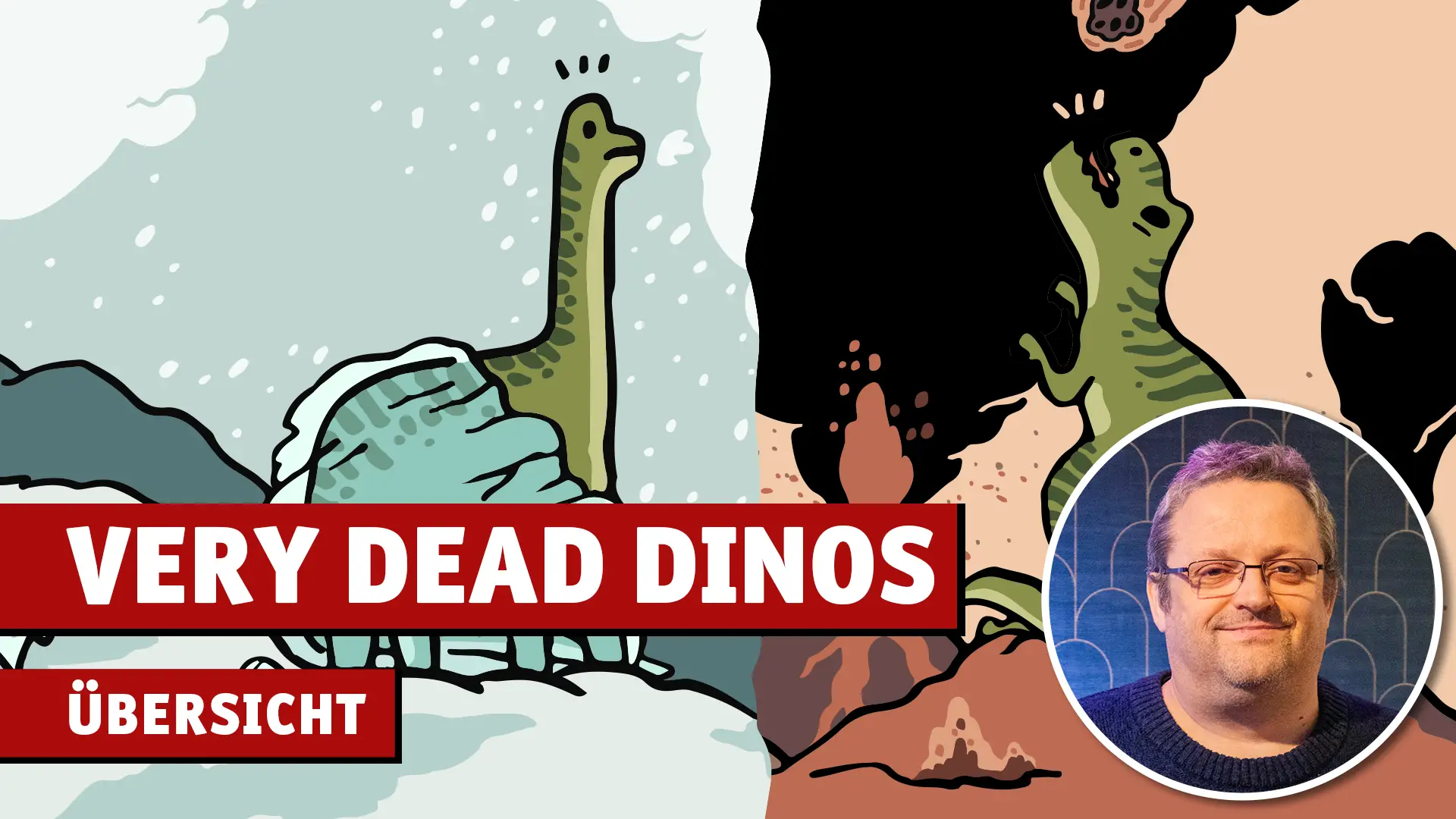 Thumbnail für Übersichtsvideo zur Kartenspielreihe Very Dead Dinos