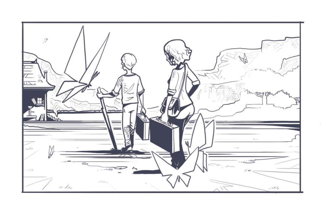 Grafik aus dem Spiel Der rote Faden – Im Schatten des Tigers, Auf dem Weg ins alte Zuhause 2