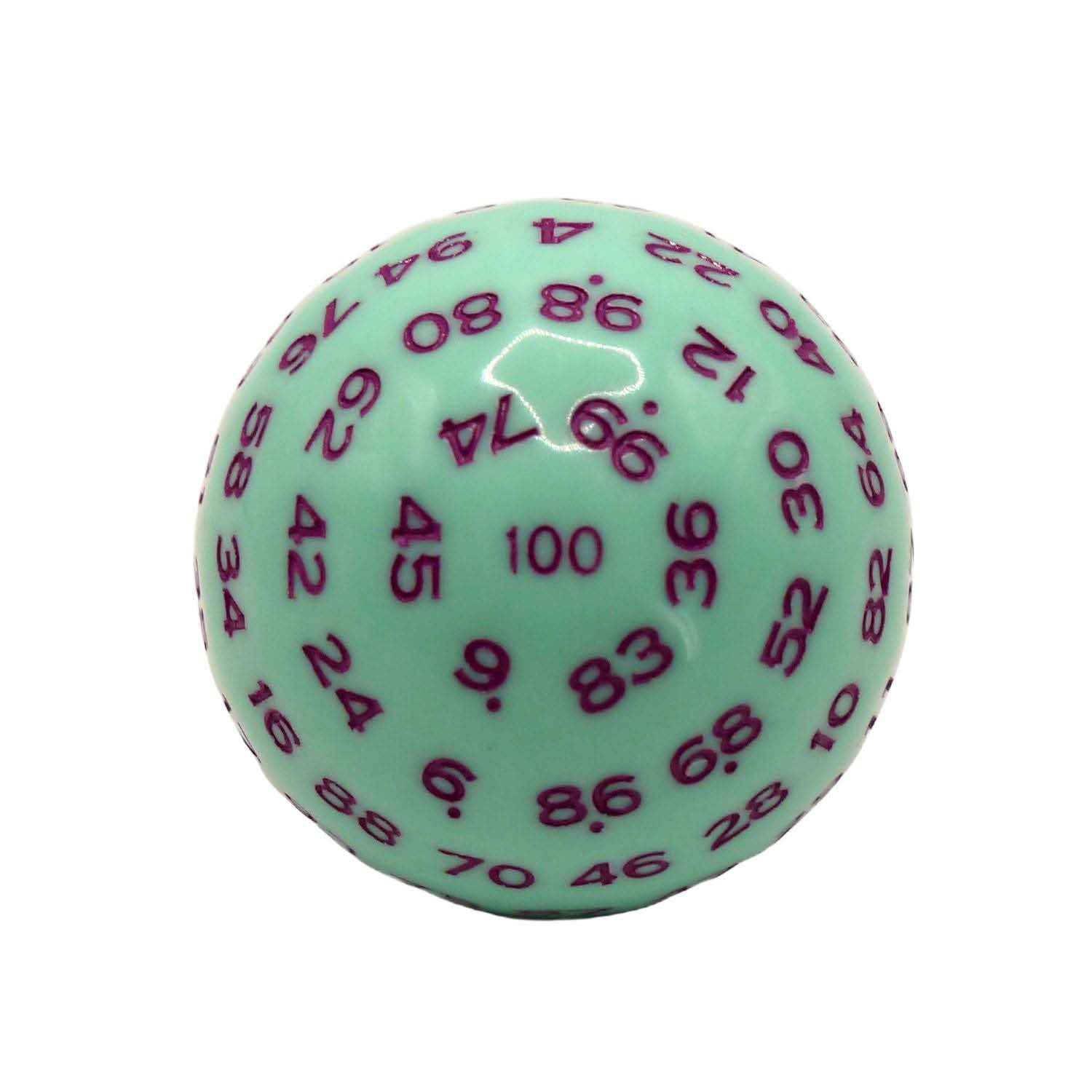 Würfel D100 Mint/Purple