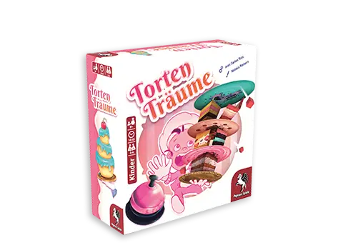 Produktgrafik des Brettspiels Torten Träume